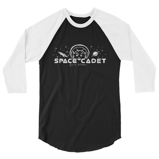 SPACE CADET 3/4 sleeve raglan shirt